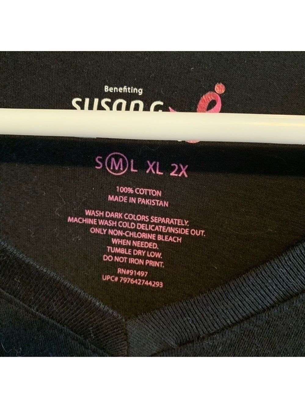 Susan Komen Hope Fight Cure Shirt - Picture 2 of 2